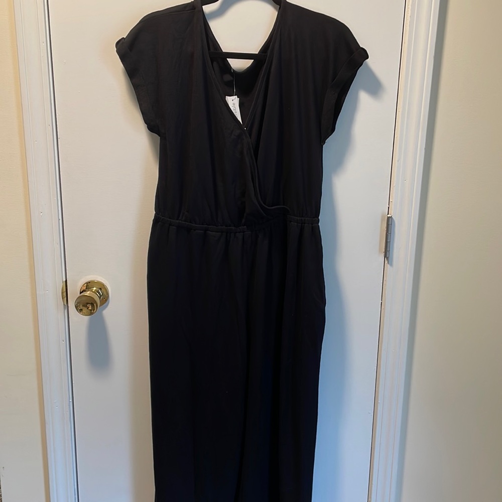 Maurice’s black pantsuit